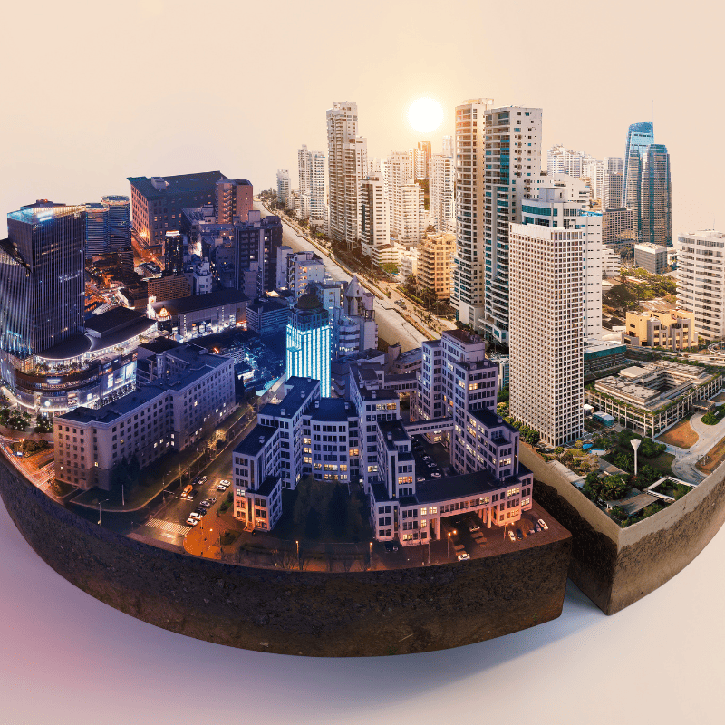 Image showing city buildings